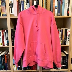 Pink TNA Boyfriend Hoodie (Size Small)
